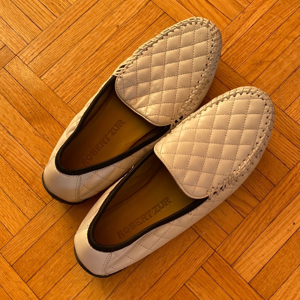 Robert Zur off white loafers
